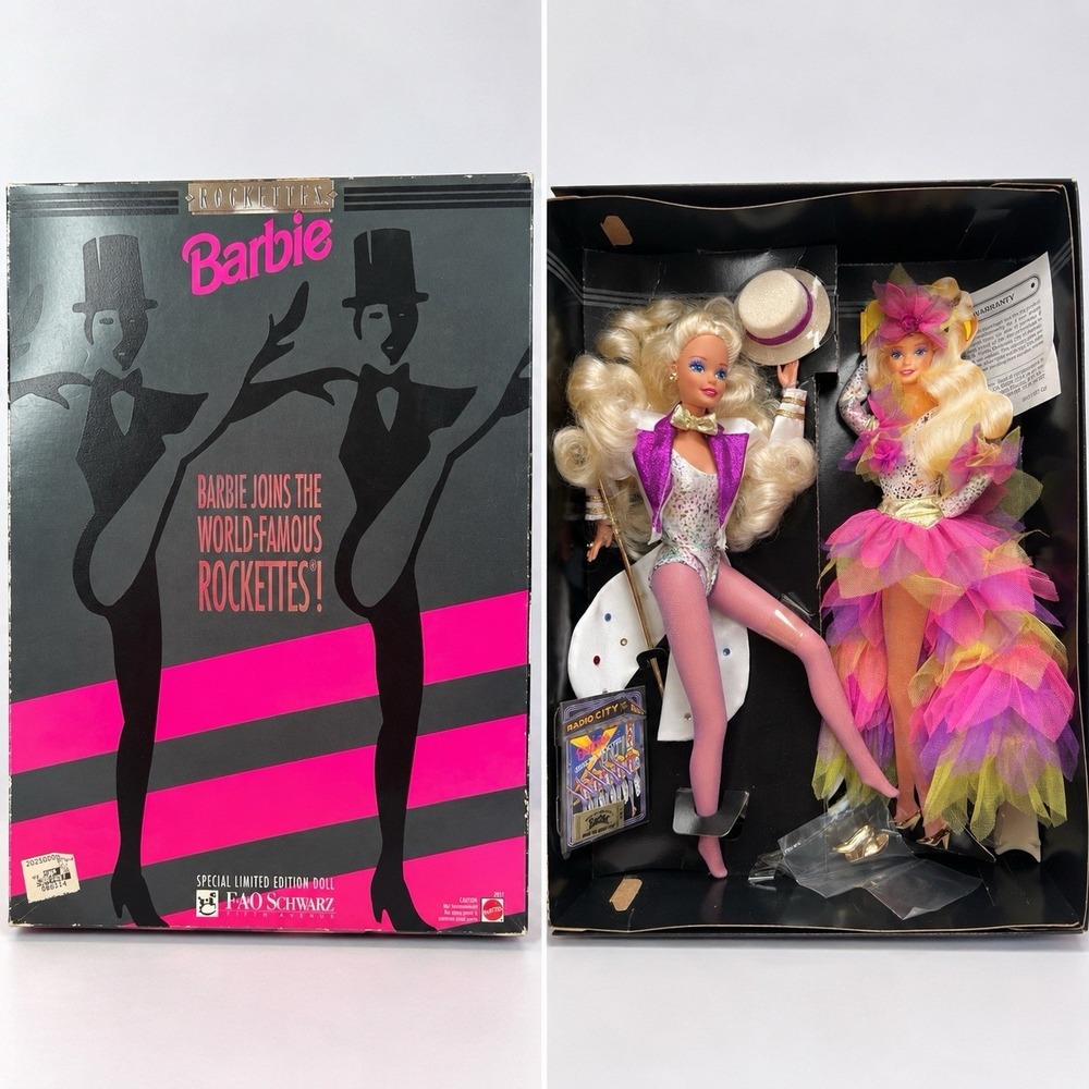 1992 Barbie Rockettes FAO Schwarz Exclusive Limited Edition #2017 NRFB Mattel